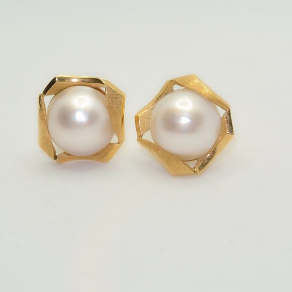 SOLD 14K Gold with Oval Dome Cufflinks